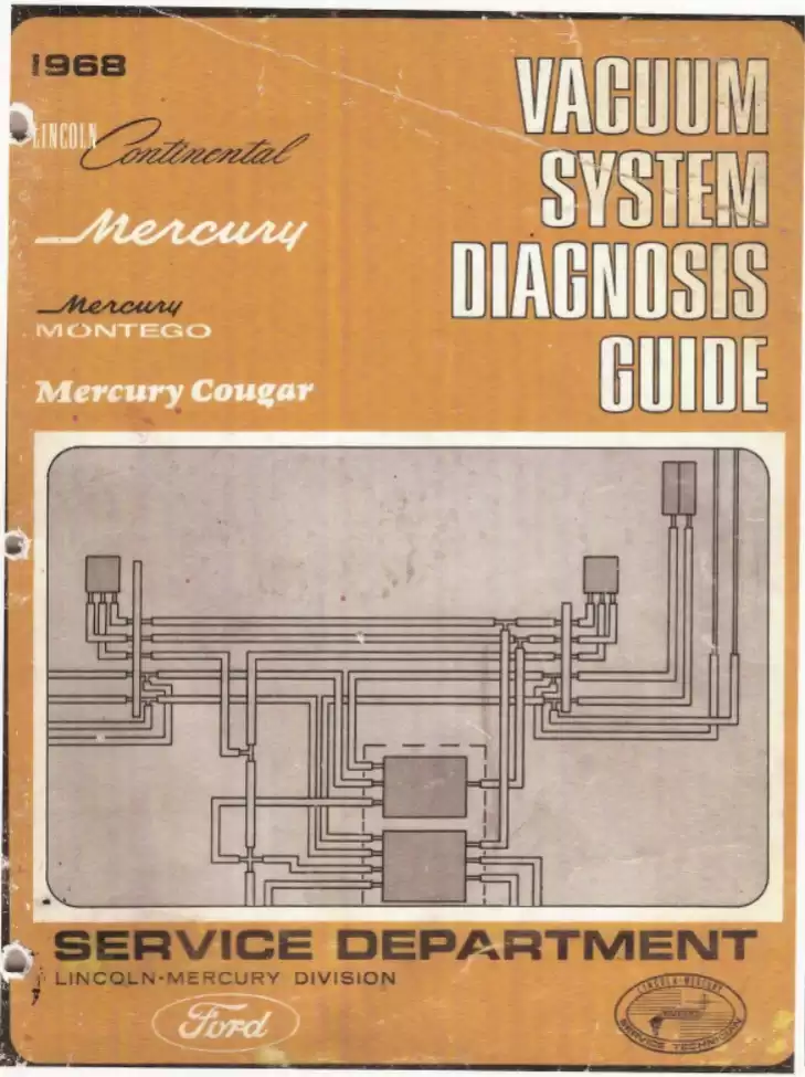 Classic Cougar Community: 1968 Vacuum System Diagnostic Guide Page 1