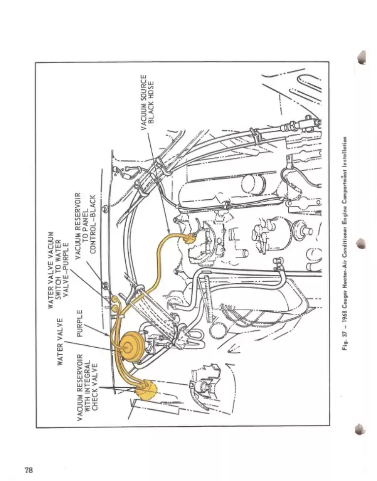 Classic Cougar Community: 1968 Vacuum System Diagnostic Guide Page 12