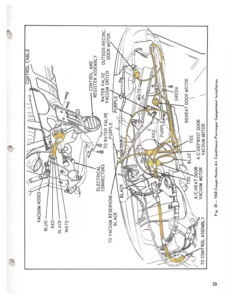 Classic Cougar Community: 1968 Vacuum System Diagnostic Guide Page 13