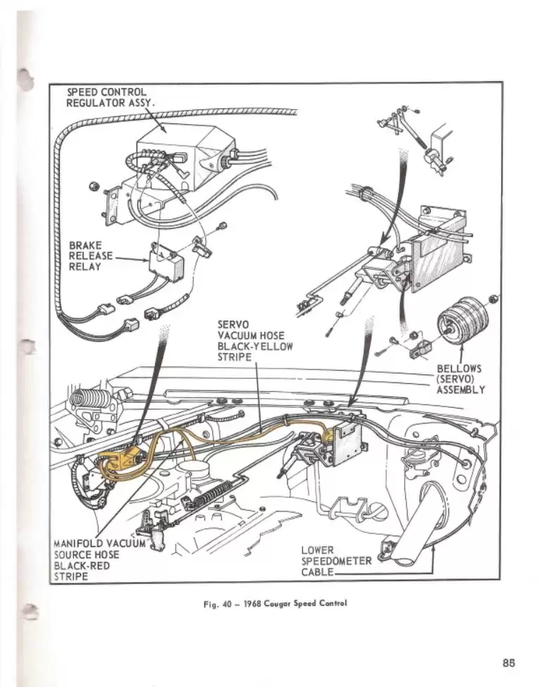 Classic Cougar Community: 1968 Vacuum System Diagnostic Guide Page 19