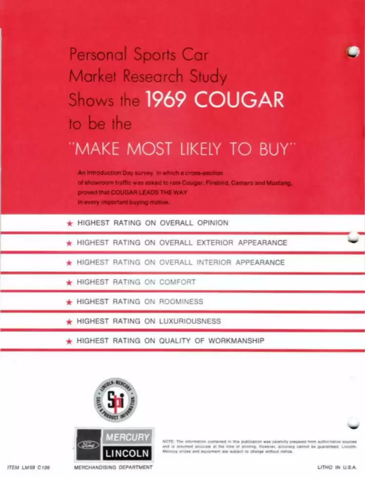 Classic Cougar Community: 1969 Cougar Lead The Way Page 20