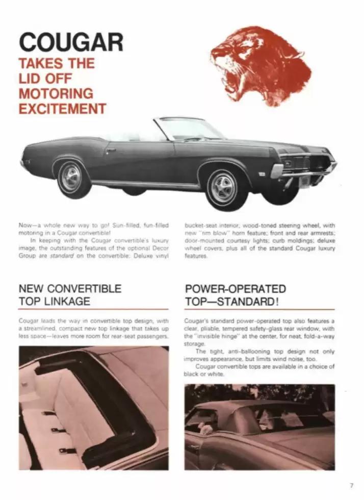 Classic Cougar Community: 1969 Cougar Leads The Way Page 7