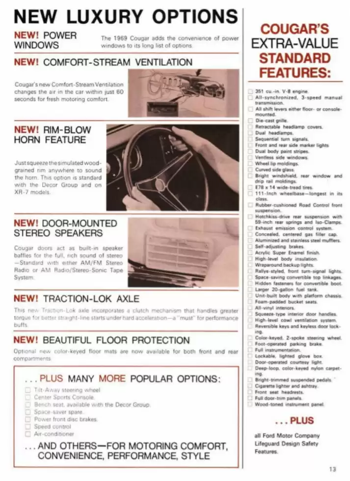 Classic Cougar Community: 1969 Cougar Leads The Way Page 13