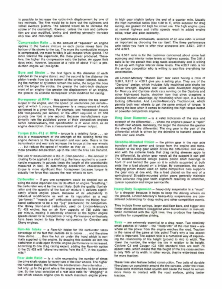 Classic Cougar Community: 1969 Mercury Sales Newsletter Page 3